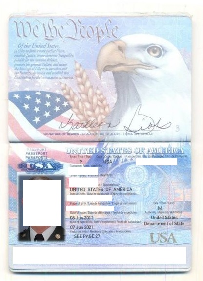 Passport Mỹ tham khảo