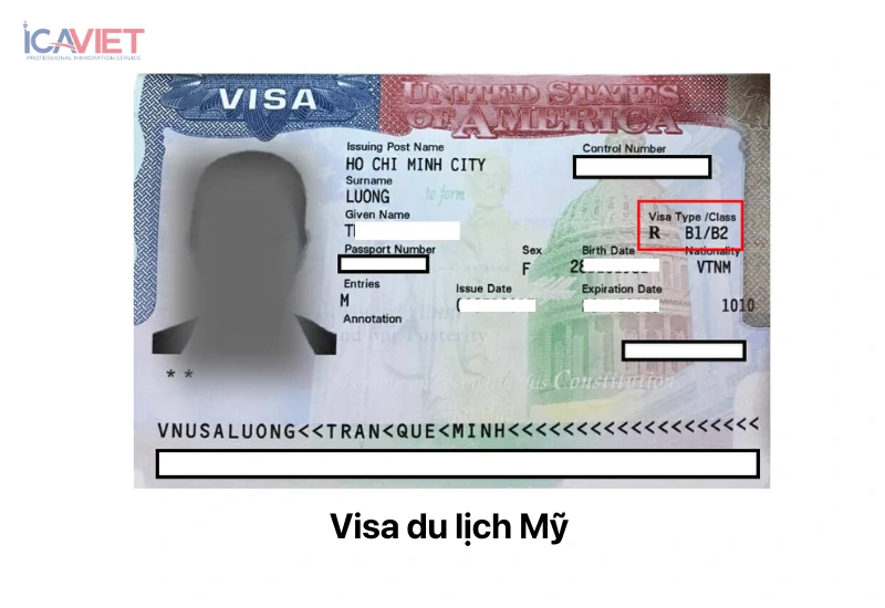 Visa du lịch Mỹ là Visa không định cư để tạm trú