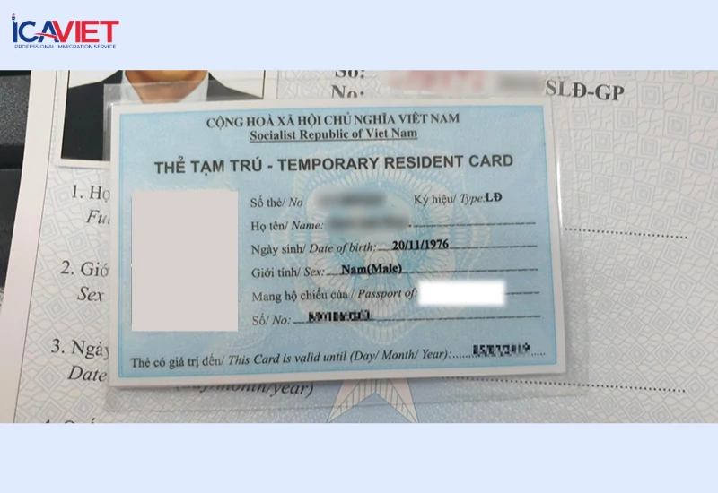 Thẻ đăng ký tạm trú dành cho công dân nước ngoài