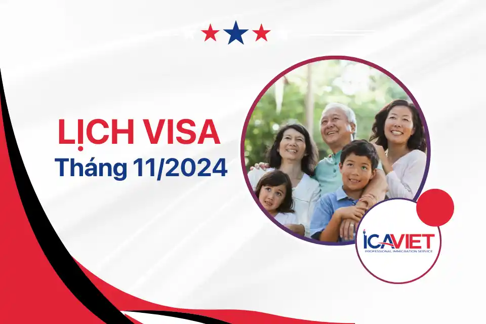 Lịch visa tháng 11/2024