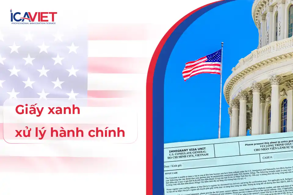 Giấy xanh xử lý hành chính