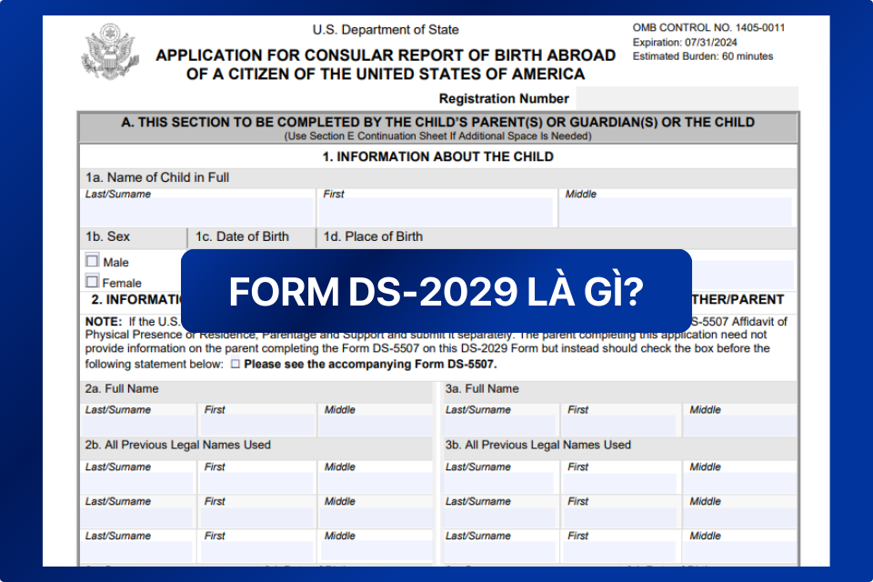 Form DS-2029 là gì?