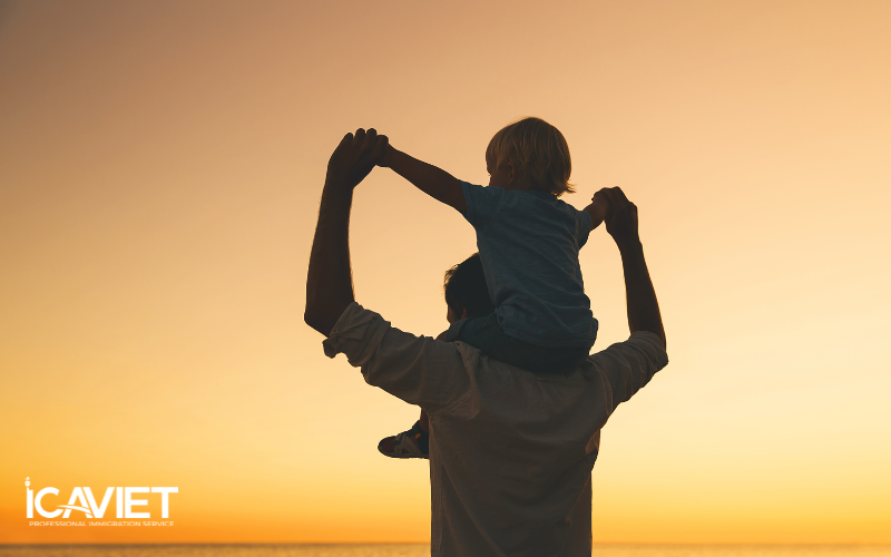 Cha là công dân Mỹ