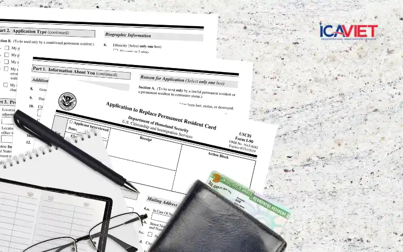 Thẻ xanh 10 năm hết hạn