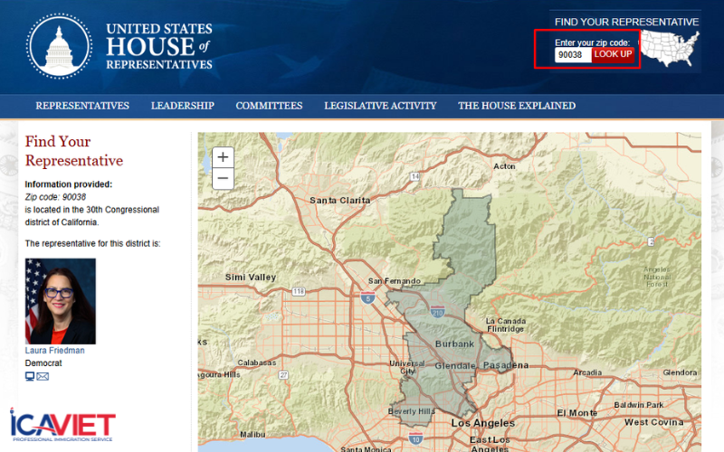 Hướng dẫn tra cứu Dân biểu Hạ viện