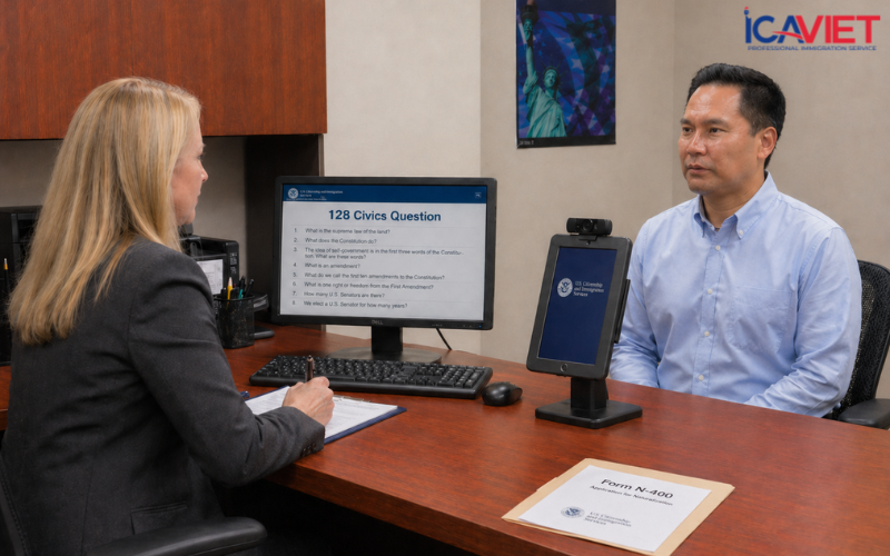 Phần thi kiến thức công dân (Civics)